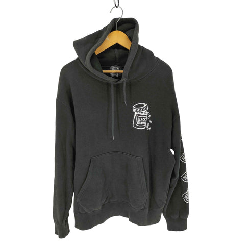 ブラックブレイン BLACK BRAIN ロゴ プリント パーカー メンズ JPN:XL