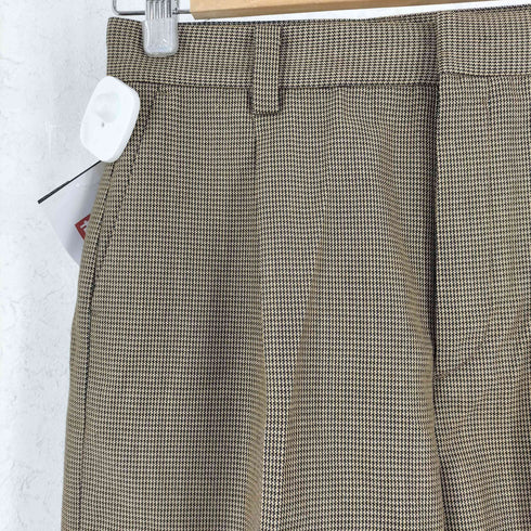 プラージュ plage de charme 千鳥格子 ウール タックショーツ レディース