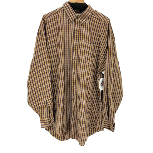 エルエルビーン L.L.Bean 70-80s 香港製カジュアルチェックシャツ メンズ XL