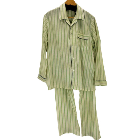 ジェーシーペニー JC Penney 70s 三角タグ ストライプパジャマシャツ セットアップ メンズ L 42-44