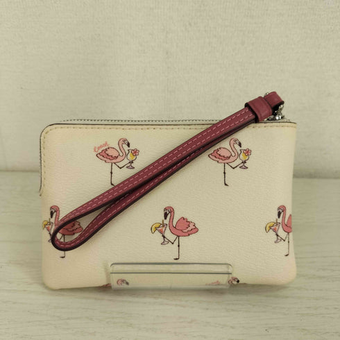 コーチ COACH Flamingo Corner Zip ポーチ レディース