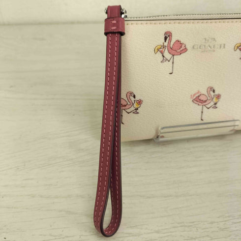 コーチ COACH Flamingo Corner Zip ポーチ レディース