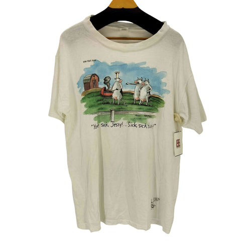 THE FAR SIDE 90s アートプリントTシャツ メンズ XL