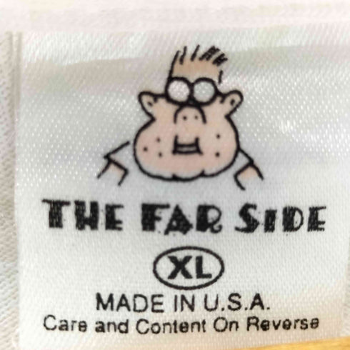 THE FAR SIDE 90s アートプリントTシャツ メンズ XL