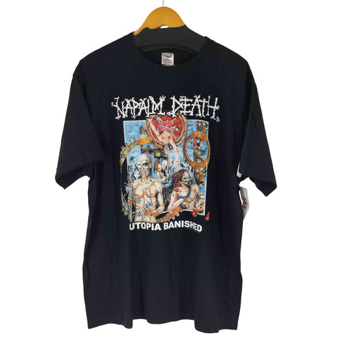 UTOPIA BANISHED グラインドコア バンド プリント S/S Tシャツ メンズ import:XL