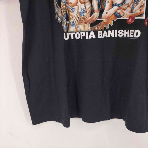 UTOPIA BANISHED グラインドコア バンド プリント S/S Tシャツ メンズ import:XL