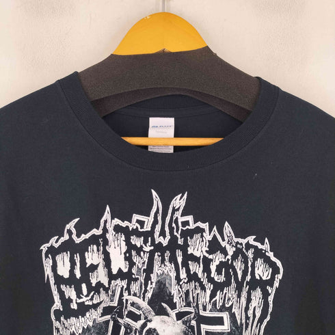ギルダン GILDAN TOTENRITUAL ブラッケンドデスメタル バンド プリント S/S Tシャツ メンズ import:L