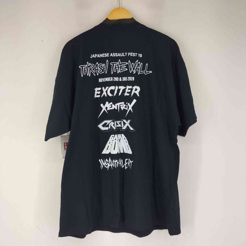 ギルダン GILDAN JAPANESE ASSAAULT FEST 2019 スラッシュメタル プリント S/S Tシャツ メンズ import:XXL