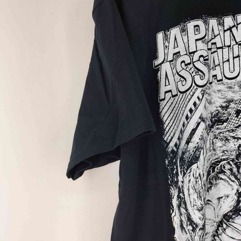 ギルダン GILDAN JAPANESE ASSAAULT FEST 2019 スラッシュメタル プリント S/S Tシャツ メンズ import:XXL