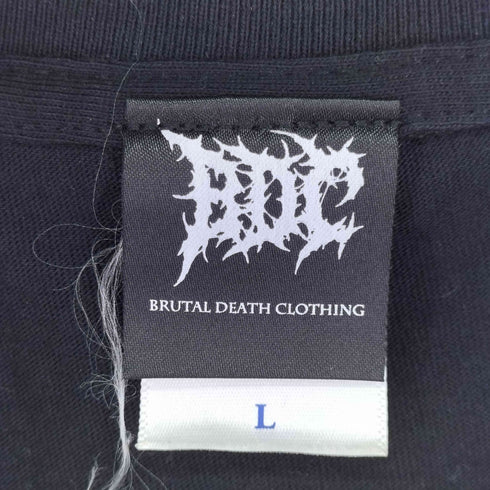 BRUTAL DEATH CLOTHING GLUTTONOUS SLAUGHTER ロゴプリント S/S Tシャツ メンズ JPN:L