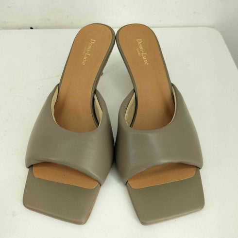 デミルクスビームス Demi-Luxe BEAMS スクエア パフサンダル レディース JPN:38