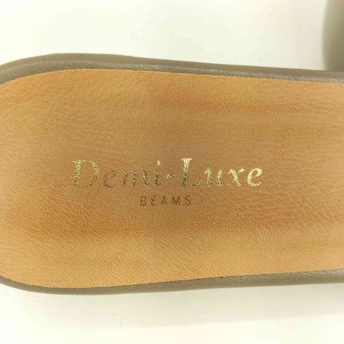デミルクスビームス Demi-Luxe BEAMS スクエア パフサンダル レディース JPN:38