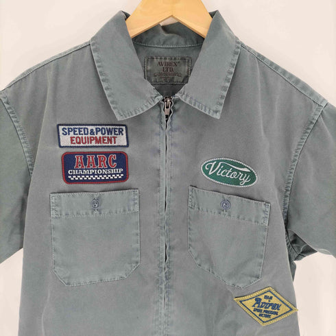 アヴィレックス AVIREX トップガン パッチ プリント S/S Tシャツ メンズ import:M