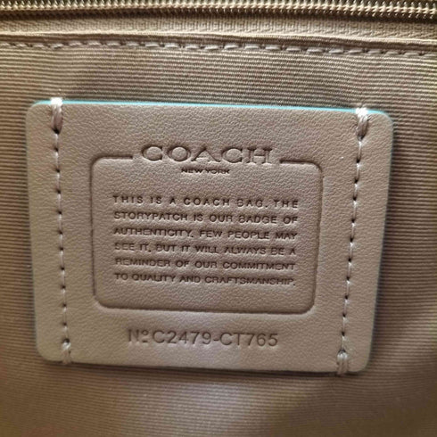 コーチ COACH カルメン ショルダー バッグ・シグネチャー ジャカード レディース