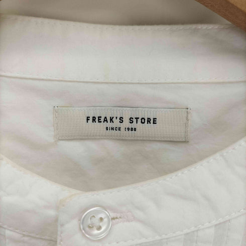 フリークスストア FREAKS STORE アピンタック オーバー ボタン ロング スリーブ シャツ レディース FREE