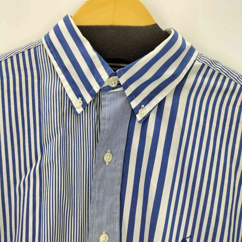 ポロバイラルフローレン Polo by RALPH LAUREN CUSTOM FIT スモールポニー刺繍 マルチストライプL/Sシャツ メンズ M