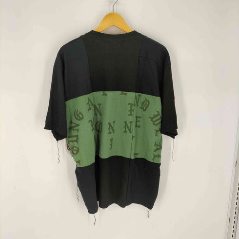 チルドレンオブザディスコーダンス Children of the discordance ×SEMBL RE:PATCH WORK SS TEE L BLACK ASSORT ハンドメイドヴィンテージパッチTシャツ 再構築 メンズ ONE SIZE