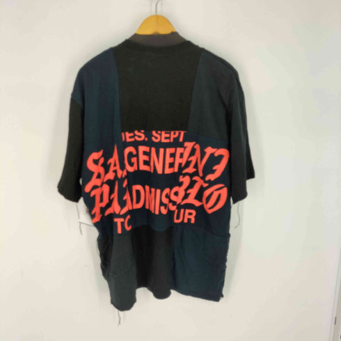 チルドレンオブザディスコーダンス Children of the discordance ×SEMBL RE:PATCH WORK SS TEE L BLACK ASSORT ハンドメイドヴィンテージパッチTシャツ 再構築 メンズ ONE SIZE