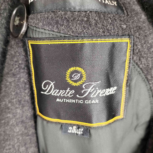Dante Firenze made in italy CASHMERE カシミヤ100 比翼ステンカラーコート メンズ import:S