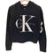 カルバンクラインジーンズ Calvin Klein Jeans クロップド モノグラム ロゴ パーカー レディース import:S