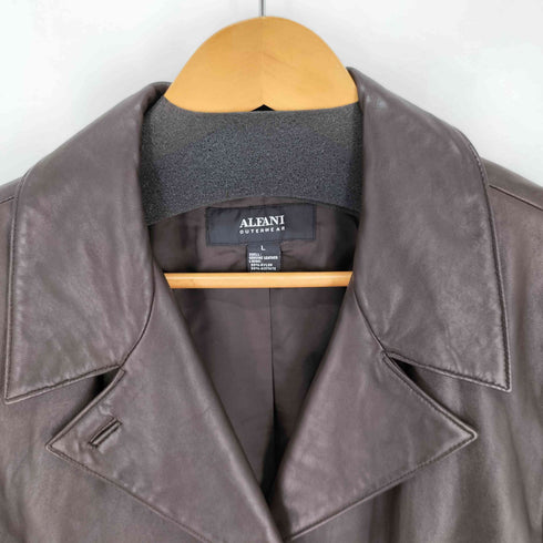 アルファニ ALFANI 本革 レザー カーコート レディース import:L