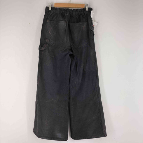 クレイル CLEL 特殊加工 ダブルニーデニムパンツ メンズ JPN:XS