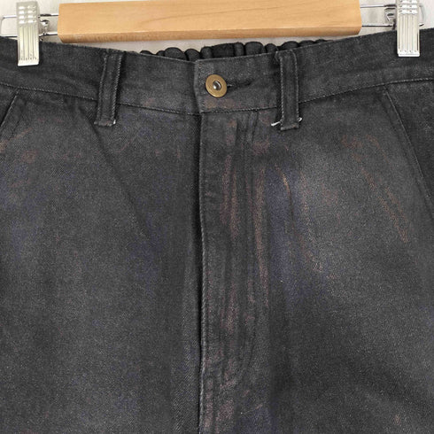 クレイル CLEL 特殊加工 ダブルニーデニムパンツ メンズ JPN:XS