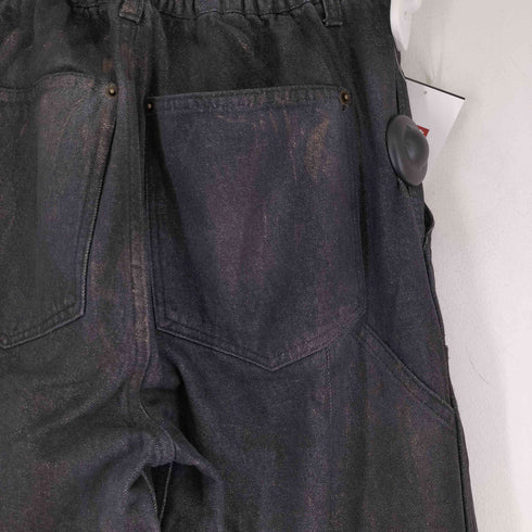 クレイル CLEL 特殊加工 ダブルニーデニムパンツ メンズ JPN:XS