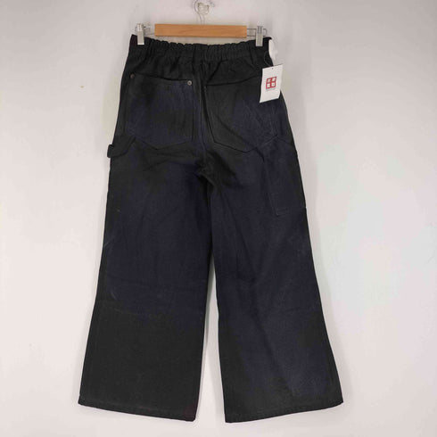 クレイル CLEL 特殊加工 ダブルニーデニムパンツ メンズ JPN:XS