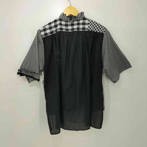 ビームスボーイ BEAMS BOY 26SS 別注 ギンガム フリル シャツ レディース JPN:36
