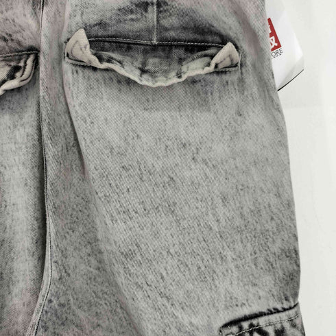 クレイル CLEL ワイドカーゴデニムパンツ メンズ JPN:S