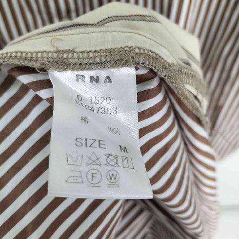 アールエヌエー RNA クレイジーパターン ストライプ シャツワンピース レディース JPN:M