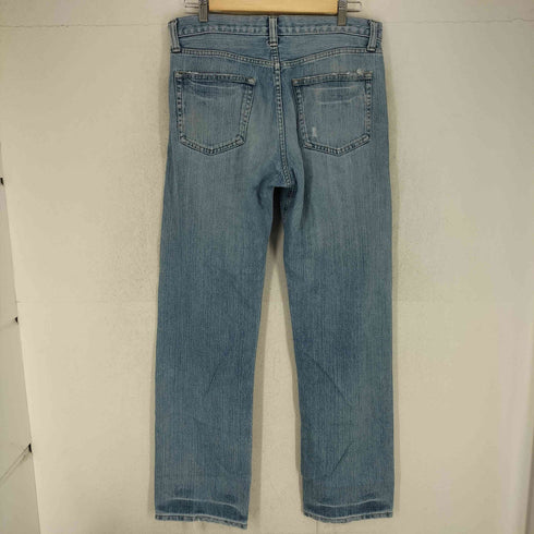 ユニクロ UNIQLO 銀タグ BROKEN DENIM ダメージ加工ストレートデニムパンツ メンズ 33