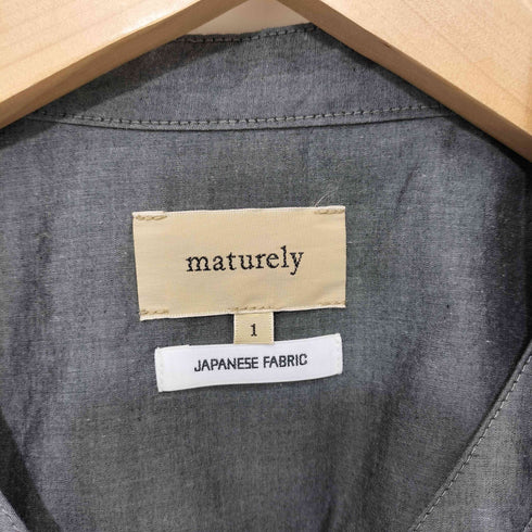 マチュアリー maturely オーガニック コットン ハート フリルシャツ レディース JPN:1