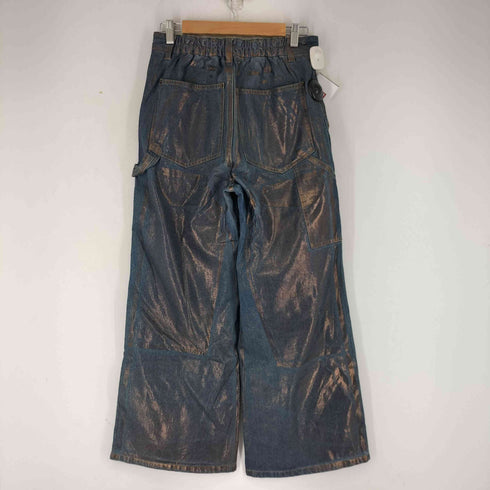 クレイル CLEL 特殊加工 ダブルニーデニムパンツ メンズ JPN:XS