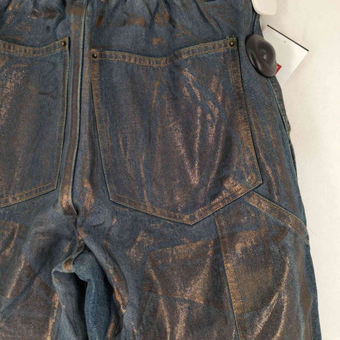 クレイル CLEL 特殊加工 ダブルニーデニムパンツ メンズ JPN:XS