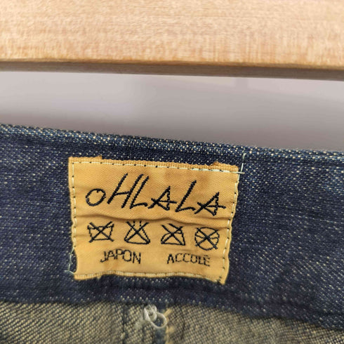 OHLALA チェックアクセント デニム マーメイドスカート レディース JPN:2