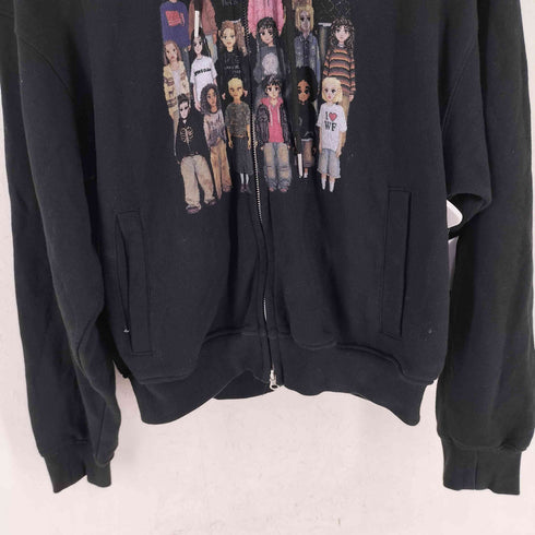 WISH FOR EVER PIXEL MODEL DESIGN ZIP HOODIE メンズ JPN:L