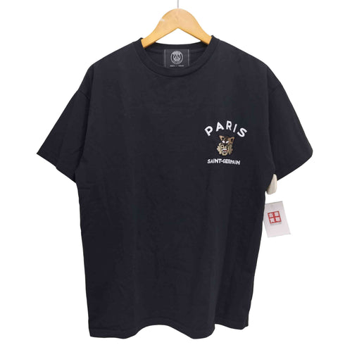 パリサンジェルマン PARIS SAINT GERMAIN カレッジロゴ刺しゅう Tシャツ メンズ import:M