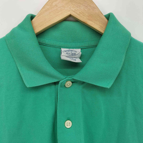 ブルックスブラザーズ BROOKS BROTHERS SLIM FIT ワンポイント刺繍 鹿の子 S/S ポロシャツ メンズ import:S