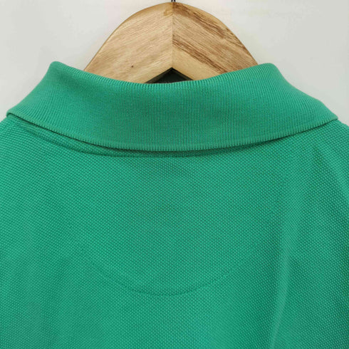 ブルックスブラザーズ BROOKS BROTHERS SLIM FIT ワンポイント刺繍 鹿の子 S/S ポロシャツ メンズ import:S
