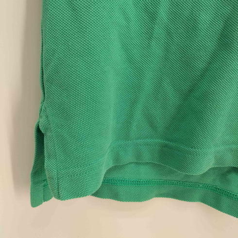 ブルックスブラザーズ BROOKS BROTHERS SLIM FIT ワンポイント刺繍 鹿の子 S/S ポロシャツ メンズ import:S