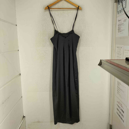 ローレン louren tuck satin cocoon dress レディース M