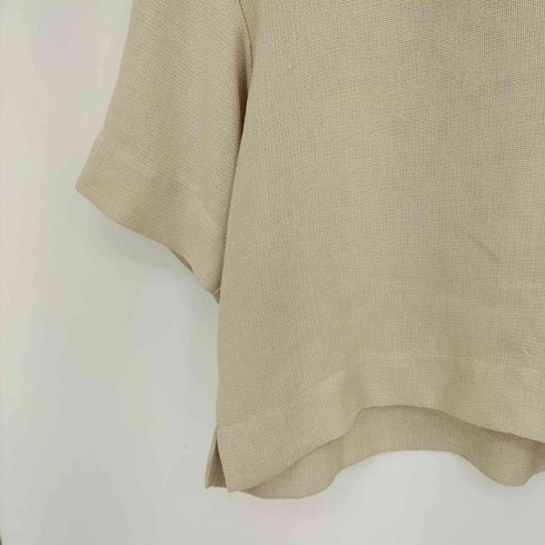 ビューティーアンドユースユナイテッドアローズ BEAUTY & YOUTH UNITED ARROWS ポリエステル メッシュ スキッパー シャツ レディース