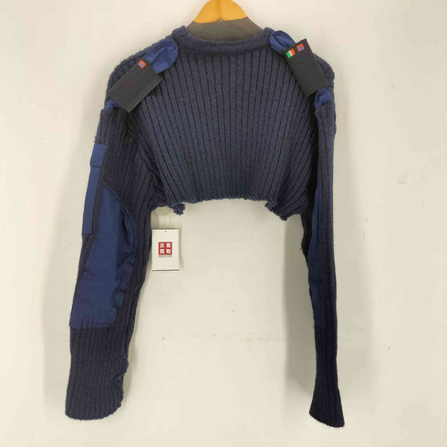 CIVIL DIFENCE カットオフ クロップドコマンドニット レディース