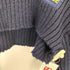 CIVIL DIFENCE カットオフ クロップドコマンドニット レディース