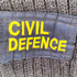 CIVIL DIFENCE カットオフ クロップドコマンドニット レディース