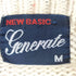 NEW BASIC GENERATE スカル刺繍パッチニットカーディガン メンズ import:M