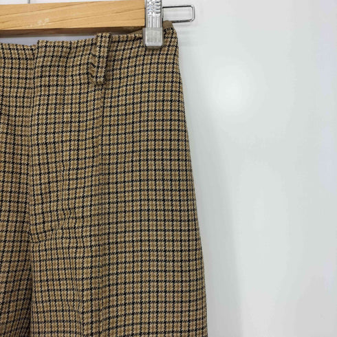 オーラリー AURALEE DOUBLE FACE CHECK WIDE SLACKS ダブルフェイス チェック ワイドスラックス レディース JPN:1