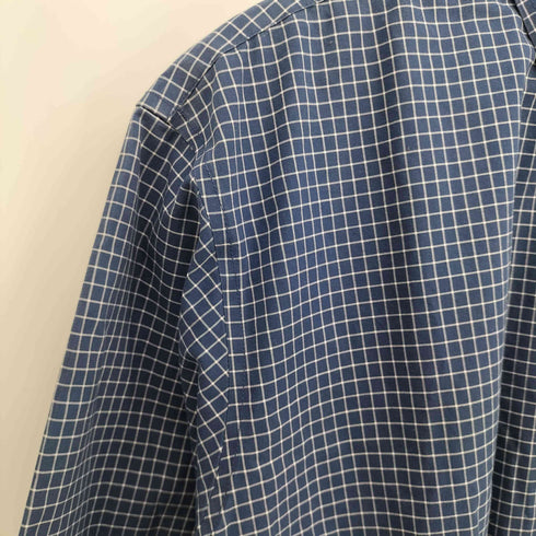 エルエルビーン L.L.Bean TRADITIONAL FIT ボタンダウン チェック S/S シャツ メンズ import:XL